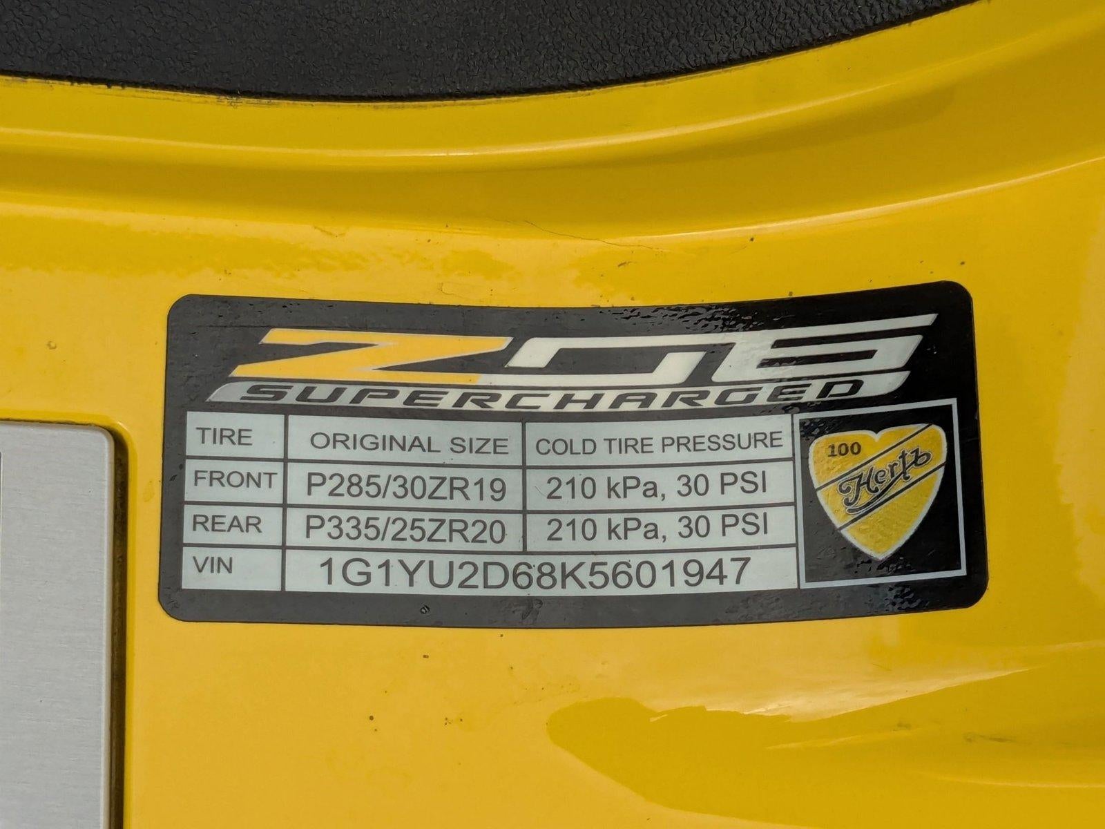 2019 Chevrolet Corvette Z06 Z06 3LZ