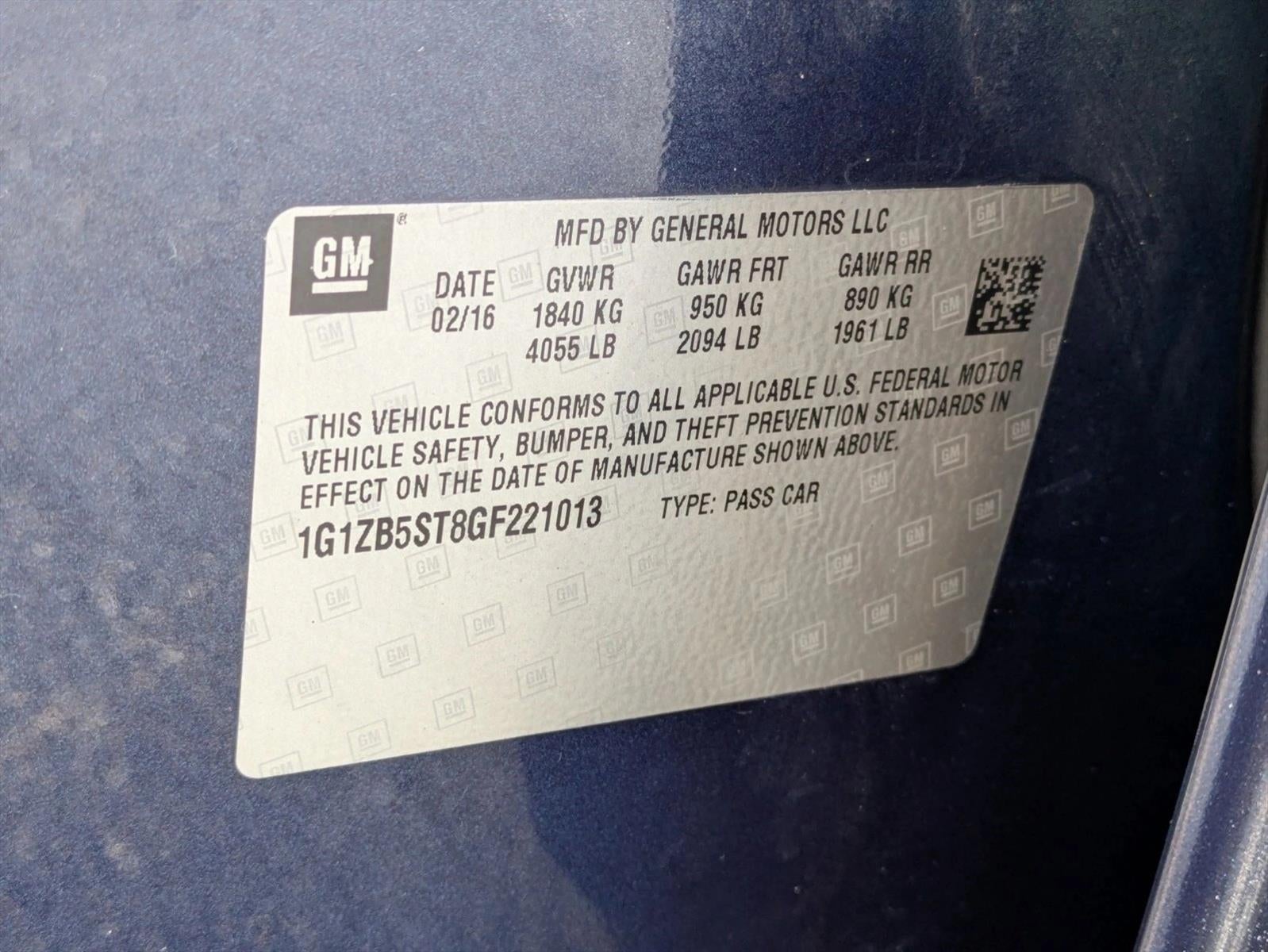 2016 Chevrolet Malibu LS