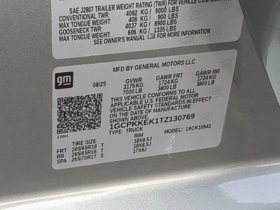 2026 Chevrolet Silverado 1500 LT (2FL)