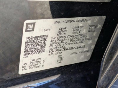 2021 Chevrolet Silverado 1500 LT