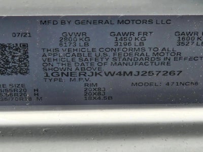 2021 Chevrolet Traverse RS