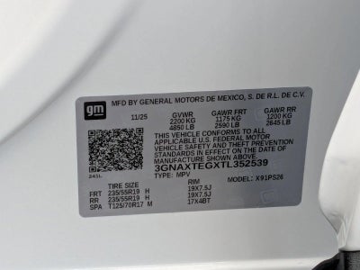 2026 Chevrolet Equinox RS