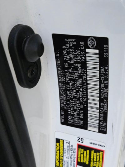 2020 Toyota Camry SE