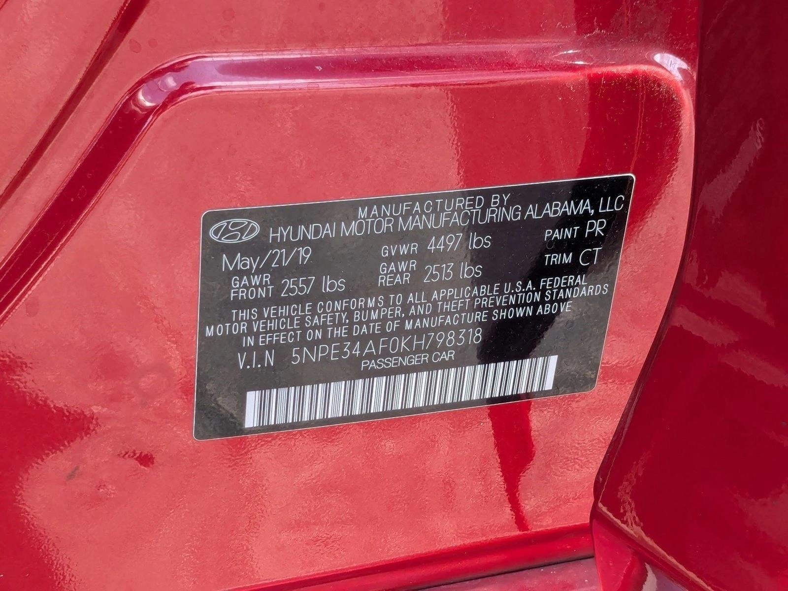 2019 Hyundai Sonata Sport
