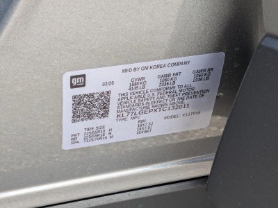 2026 Chevrolet Trax 1RS