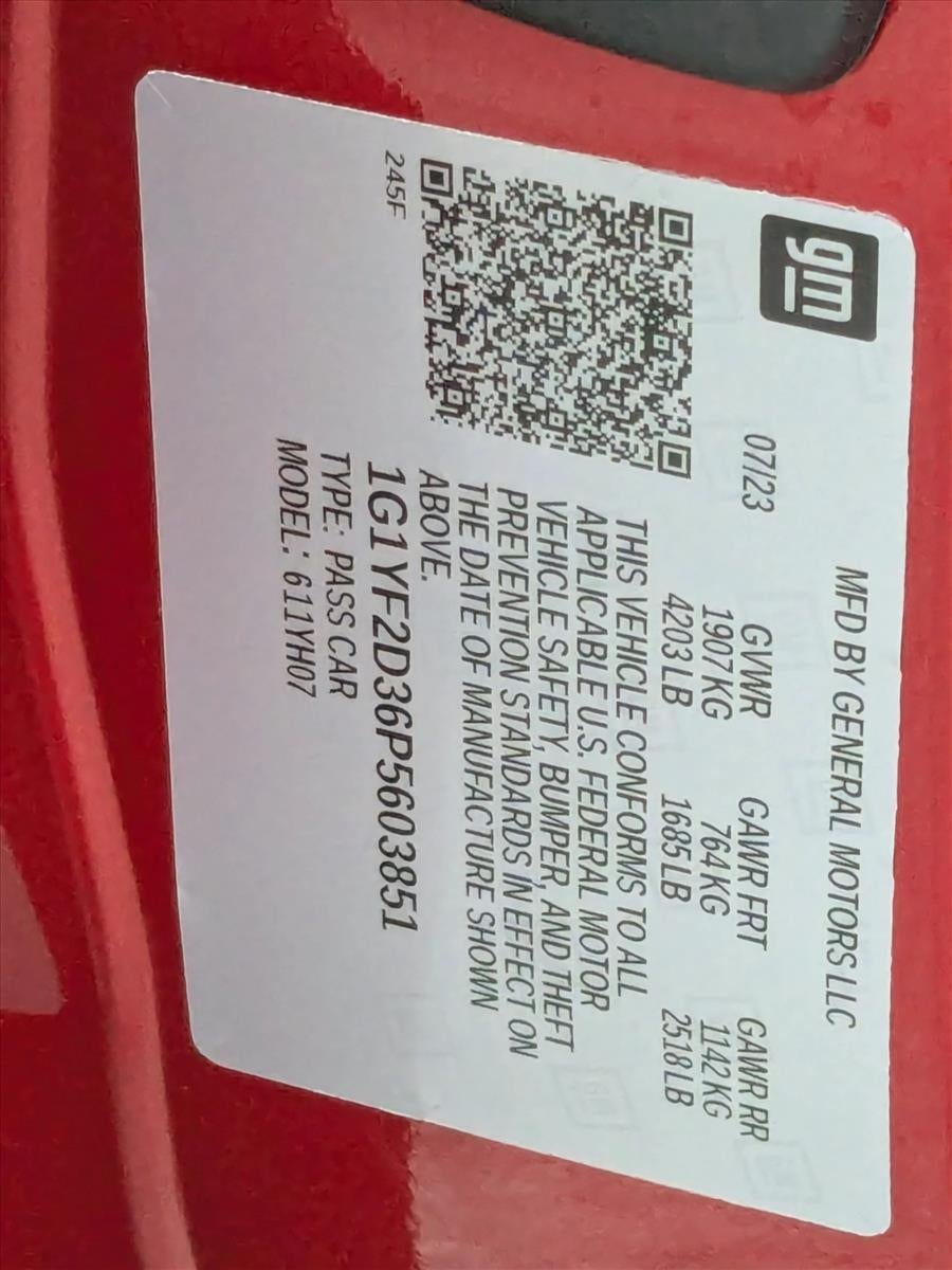 2023 Chevrolet Corvette Z06 3LZ