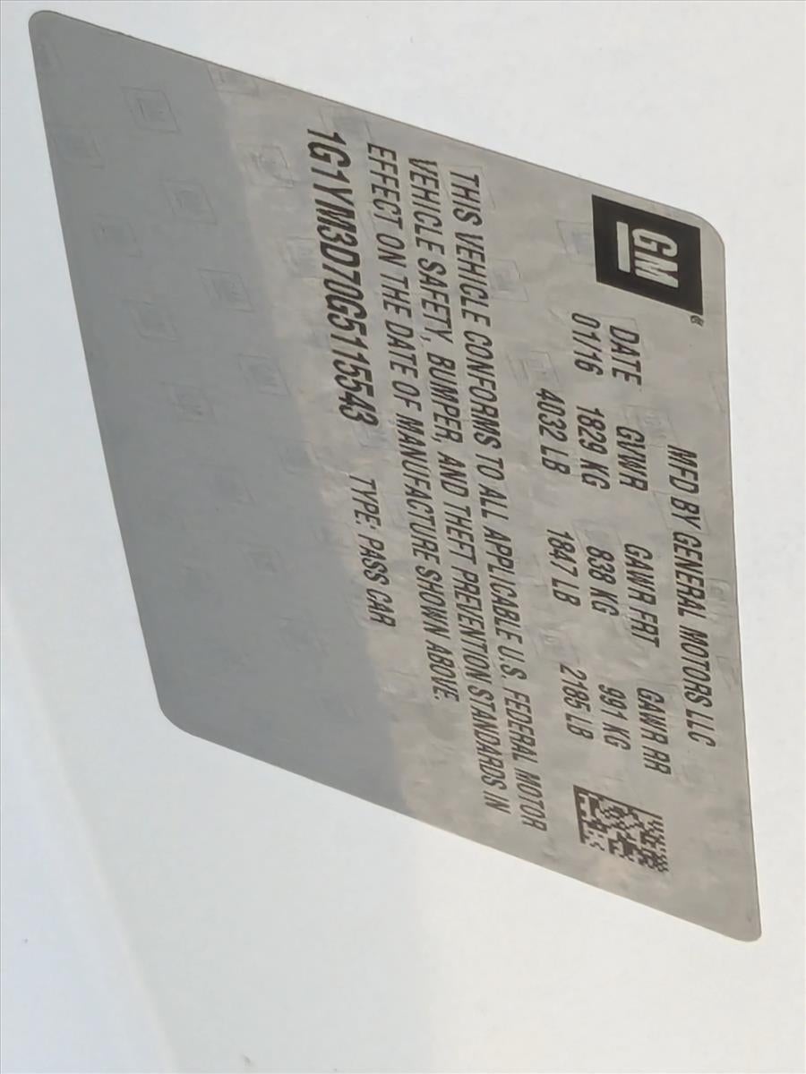 2016 Chevrolet Corvette Stingray Z51 3LT