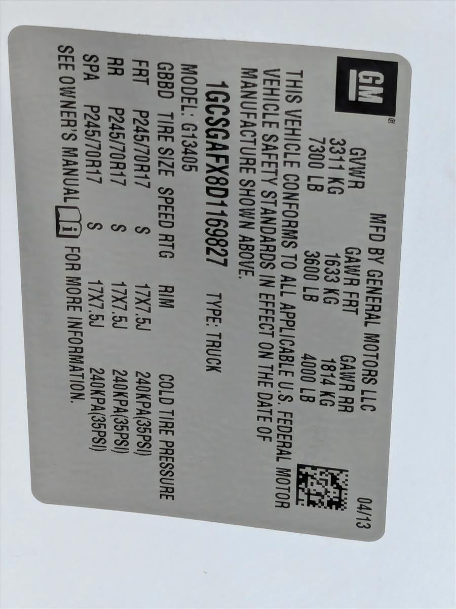 2013 Chevrolet Express Cargo 1500 Base