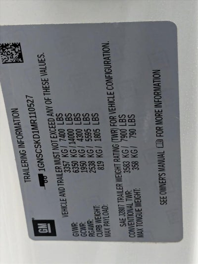 2021 Chevrolet Tahoe Base