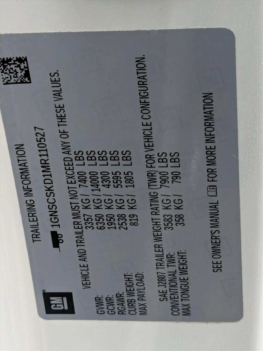 2021 Chevrolet Tahoe Base