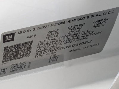 2019 Chevrolet Silverado 1500 LT