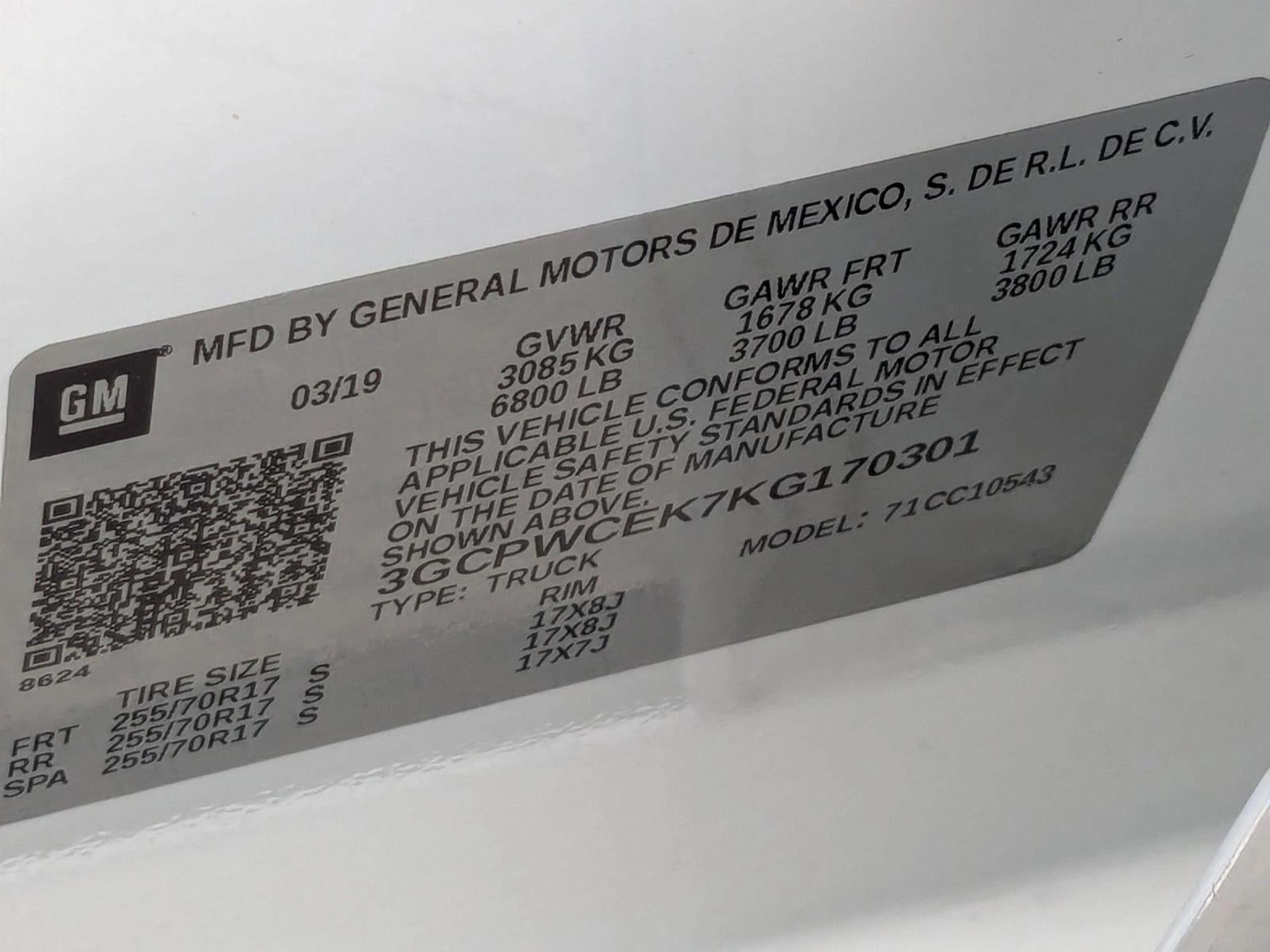 2019 Chevrolet Silverado 1500 LT