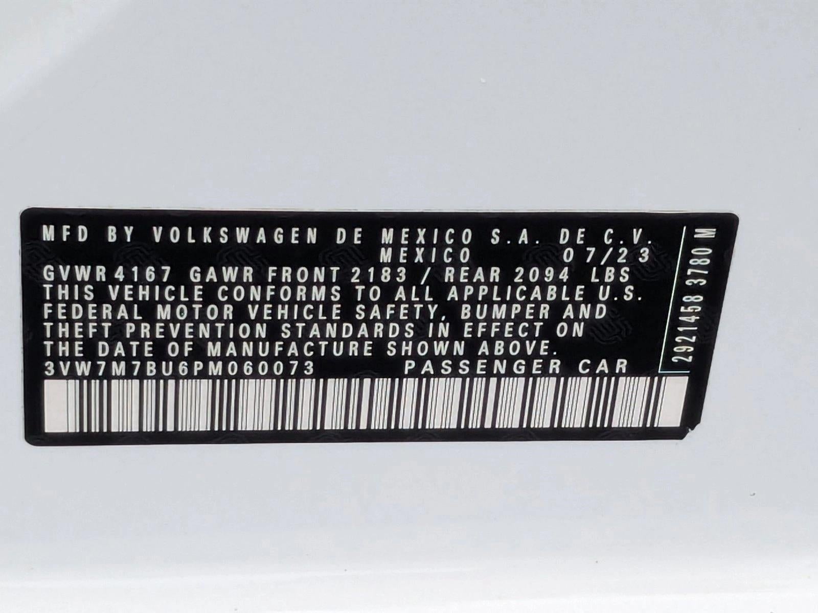 2023 Volkswagen Jetta 1.5T SE