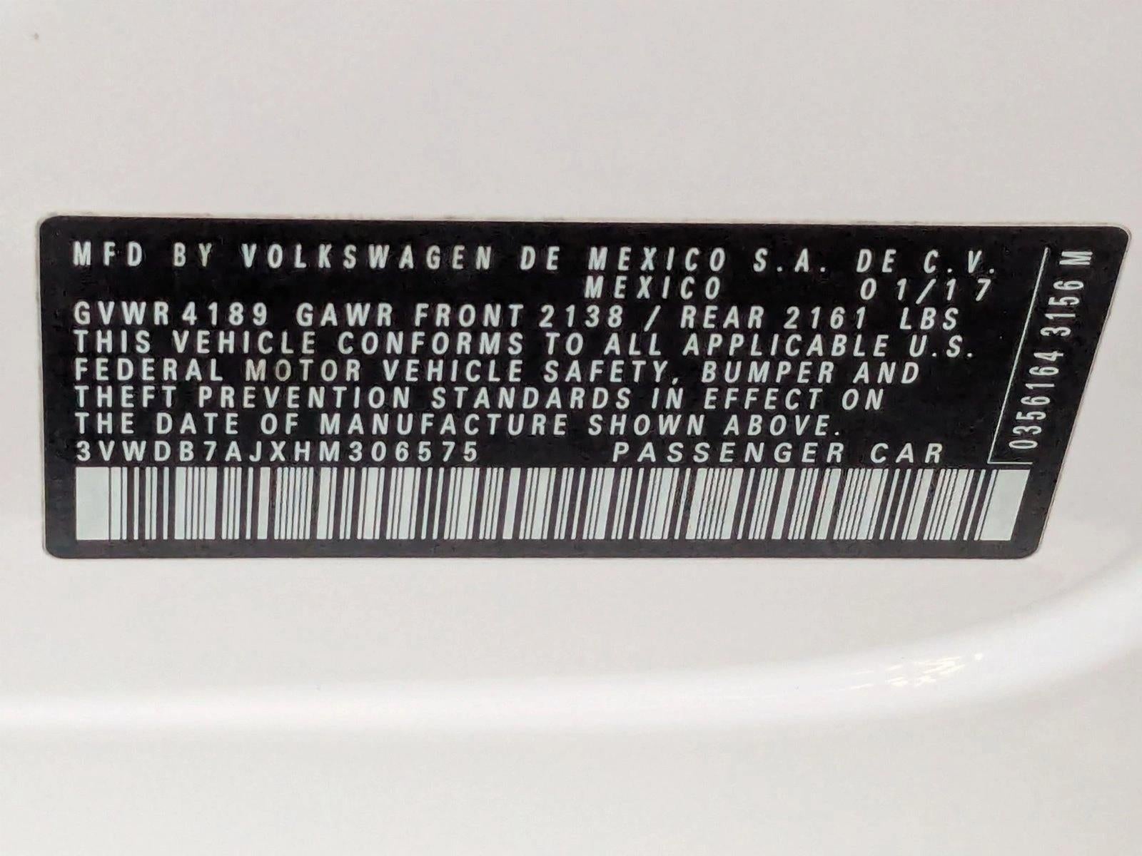 2017 Volkswagen Jetta 1.4T SE