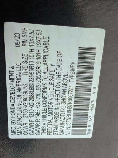 2024 Honda Odyssey Touring