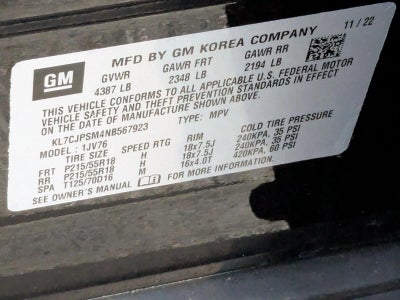 2022 Chevrolet Trax LT