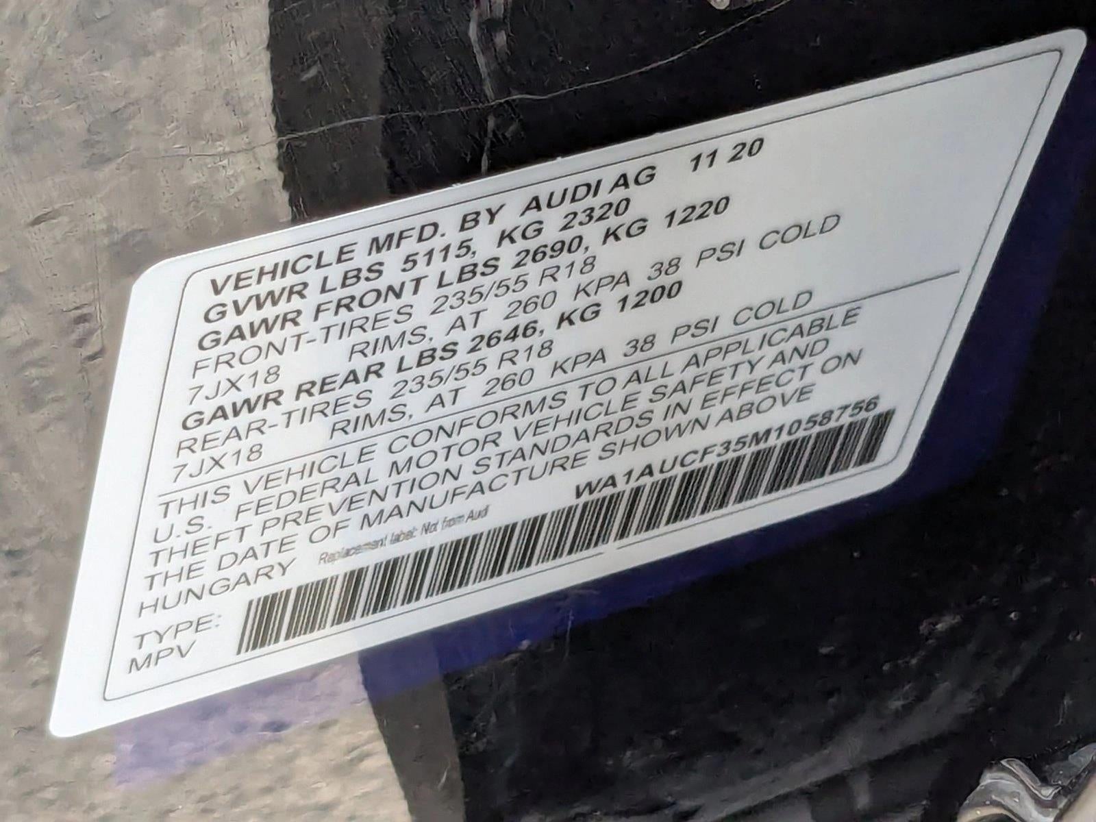 2021 Audi Q3 Premium