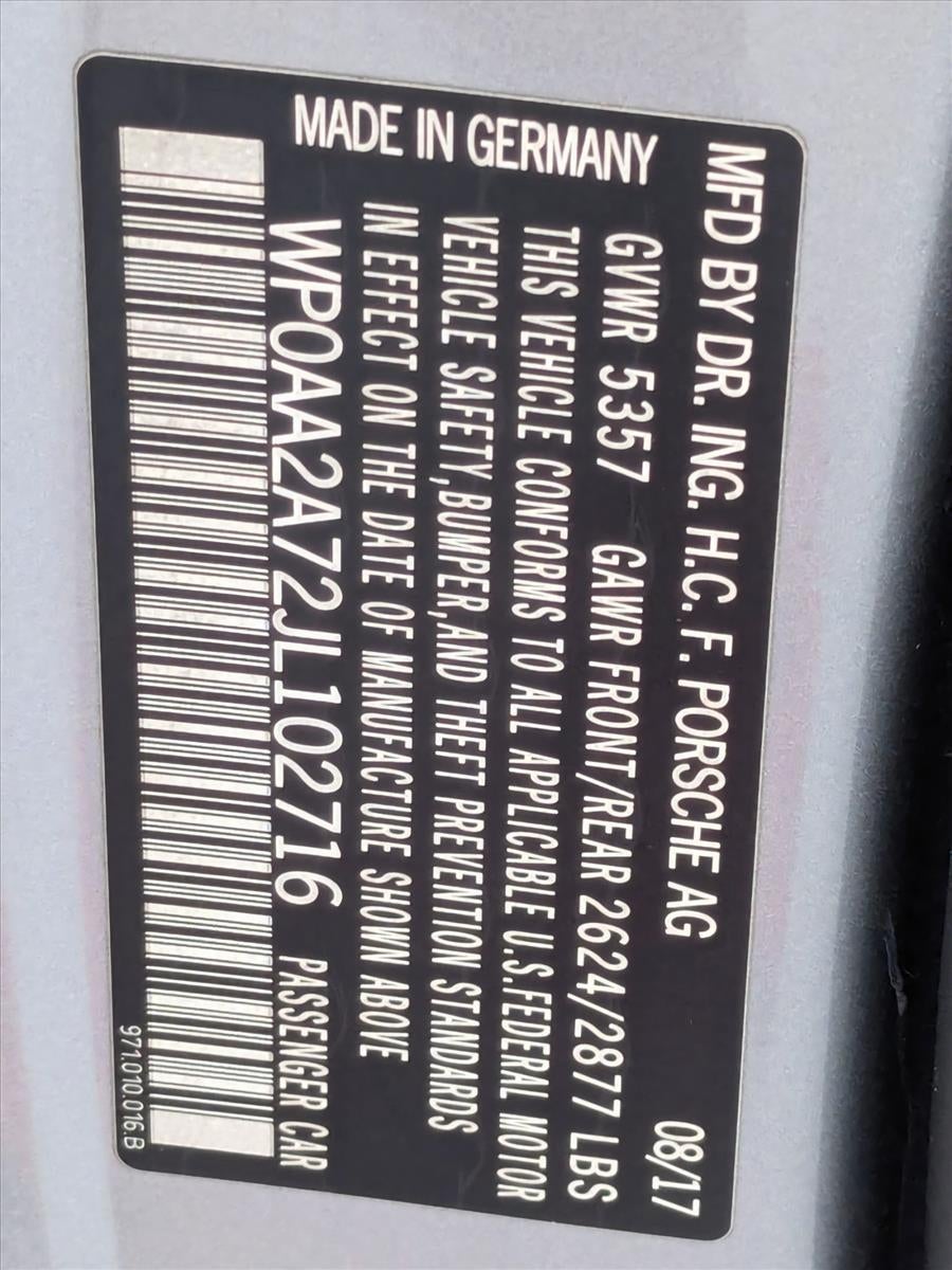 2018 Porsche Panamera Base