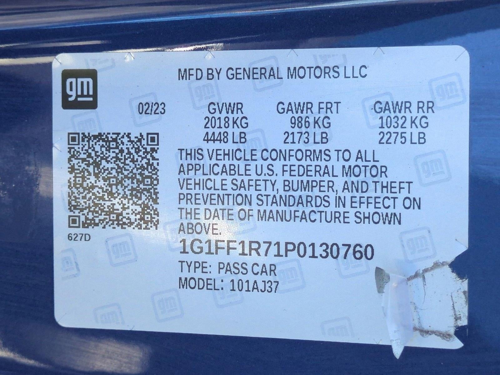 2023 Chevrolet Camaro LT1