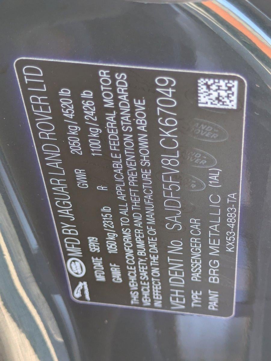 2020 Jaguar F-TYPE R-Dynamic