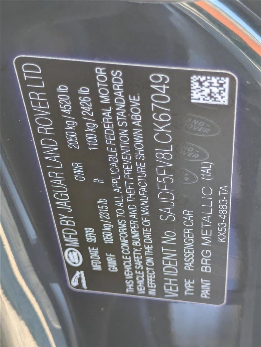 2020 Jaguar F-TYPE R-Dynamic