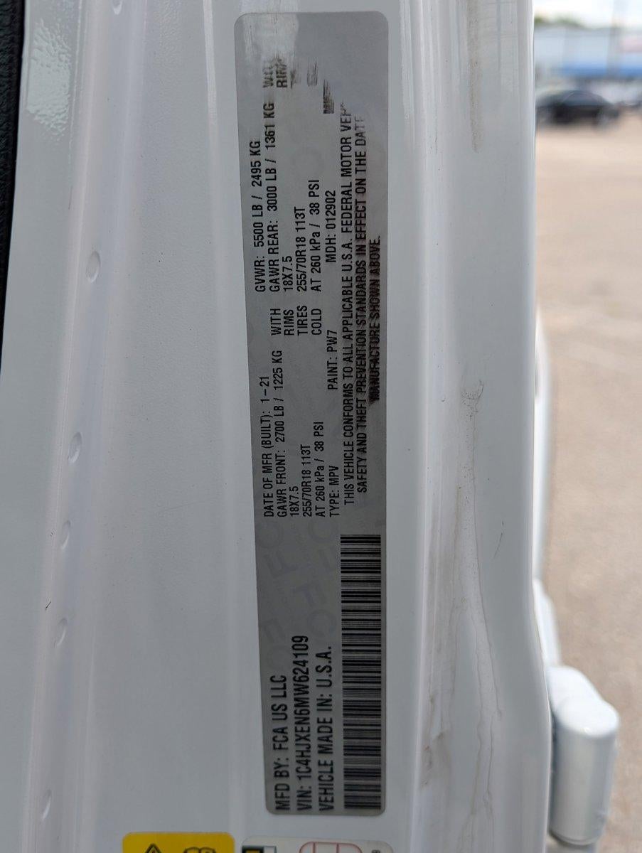 2021 Jeep Wrangler Unlimited Sahara