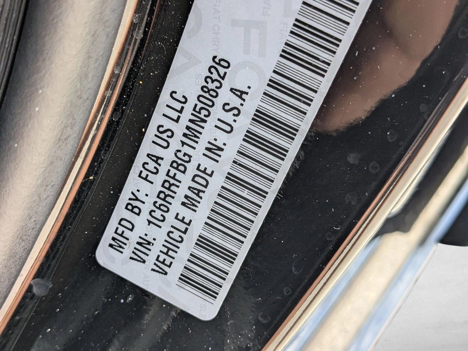 2021 RAM 1500 Big Horn Quad Cab 4x4 6'4" Box