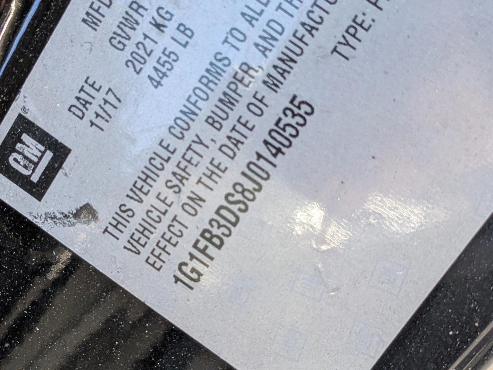 2018 Chevrolet Camaro 1LT