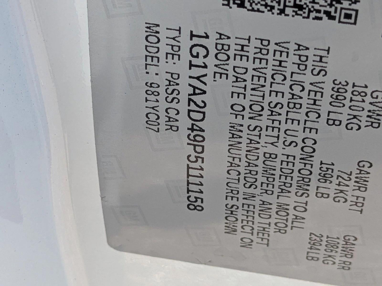 2023 Chevrolet Corvette Stingray 1LT