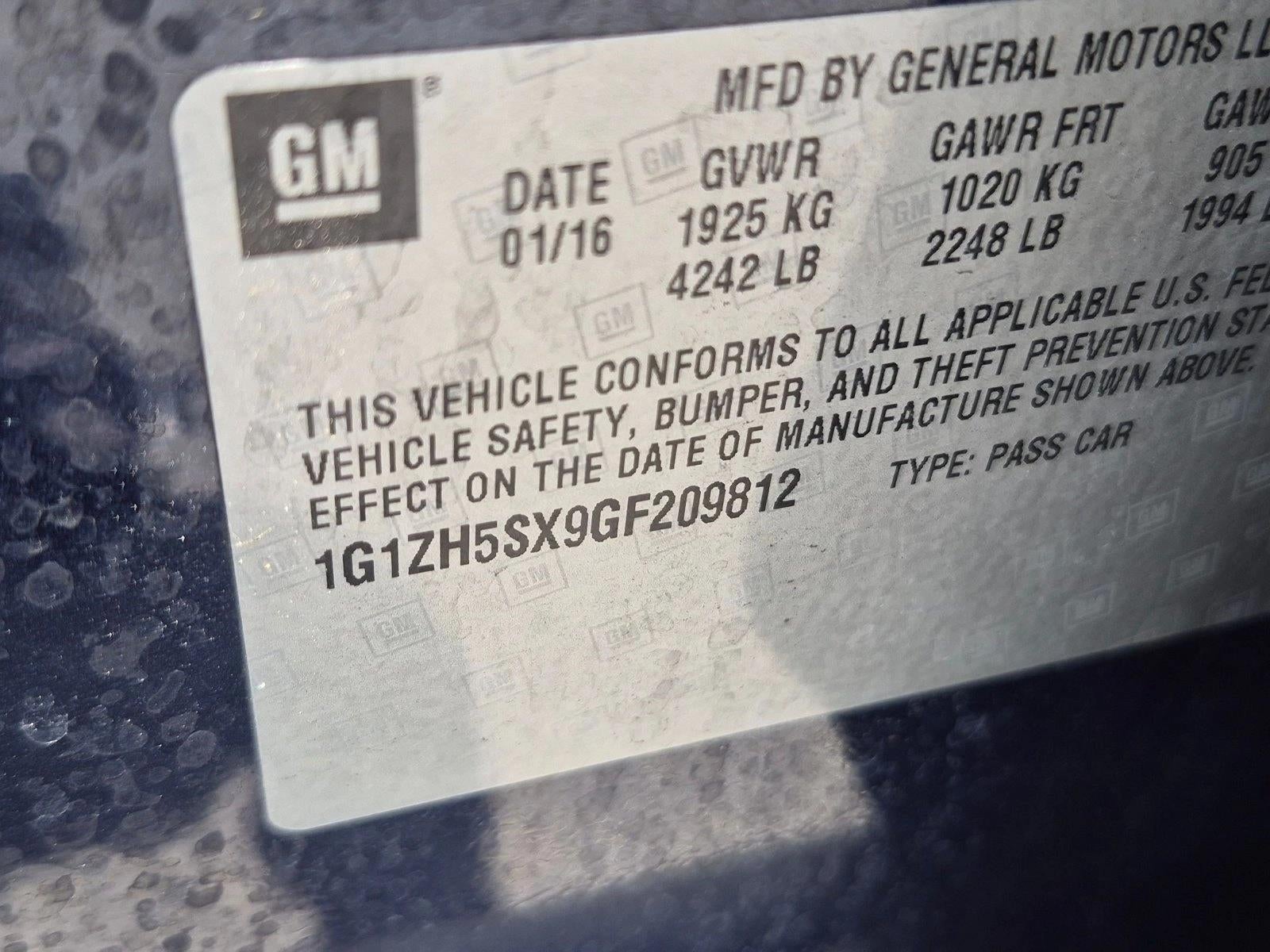 2016 Chevrolet Malibu Premier