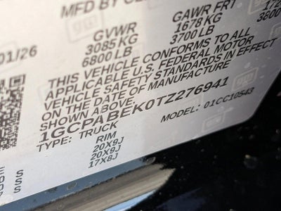 2026 Chevrolet Silverado 1500 Custom