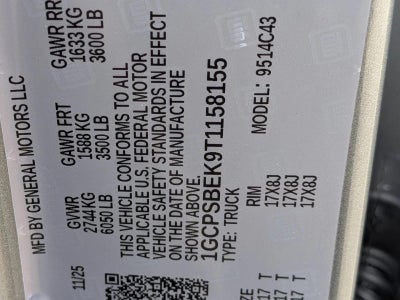 2026 Chevrolet Colorado WT