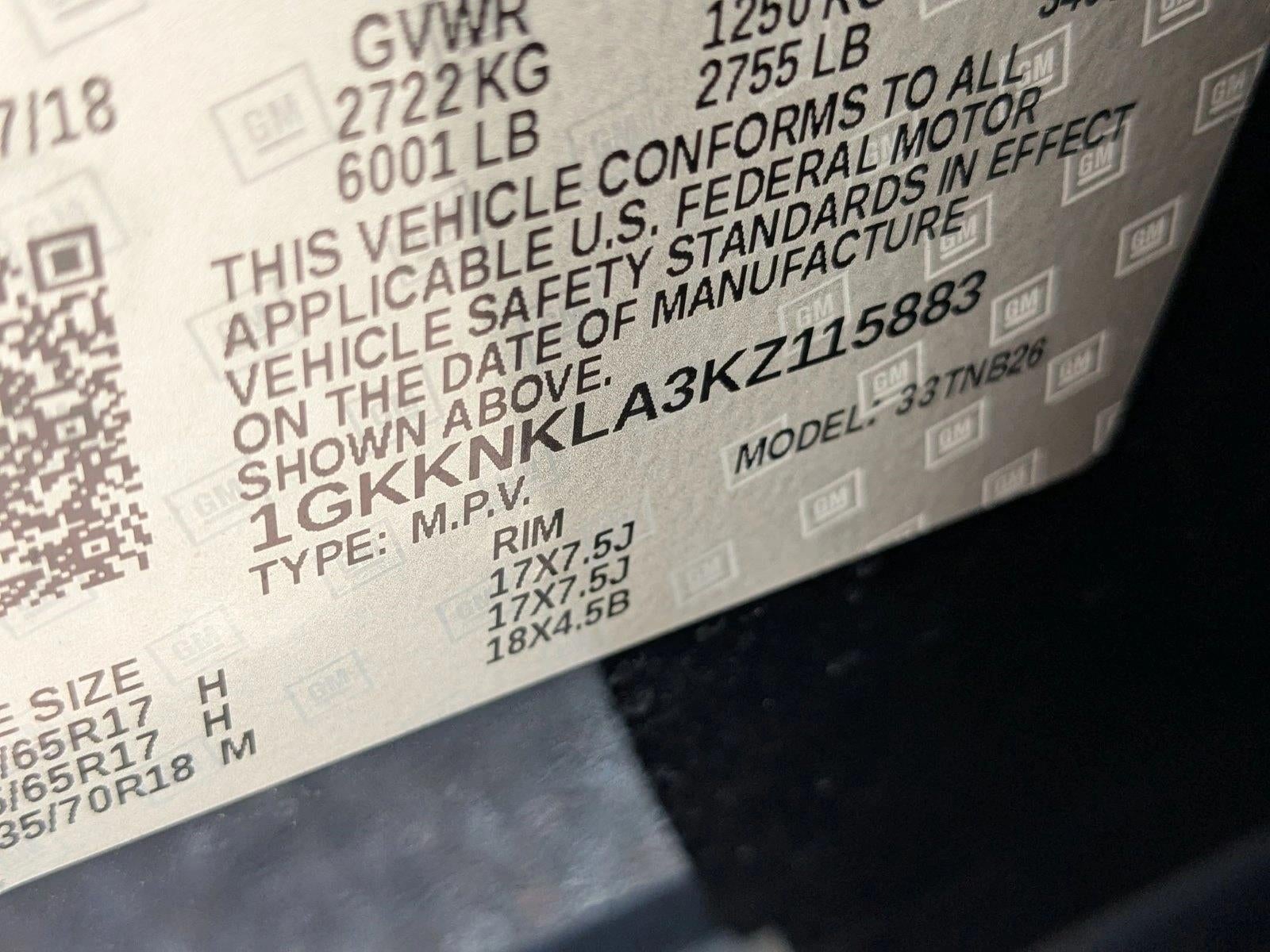 2019 GMC Acadia SLE