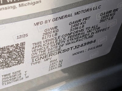 2026 Chevrolet Traverse LT