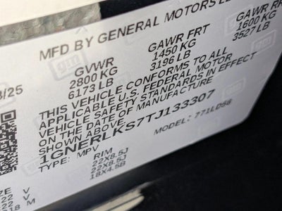 2026 Chevrolet Traverse RS