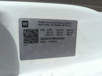 2024 Chevrolet Express Cutaway 3500 Base