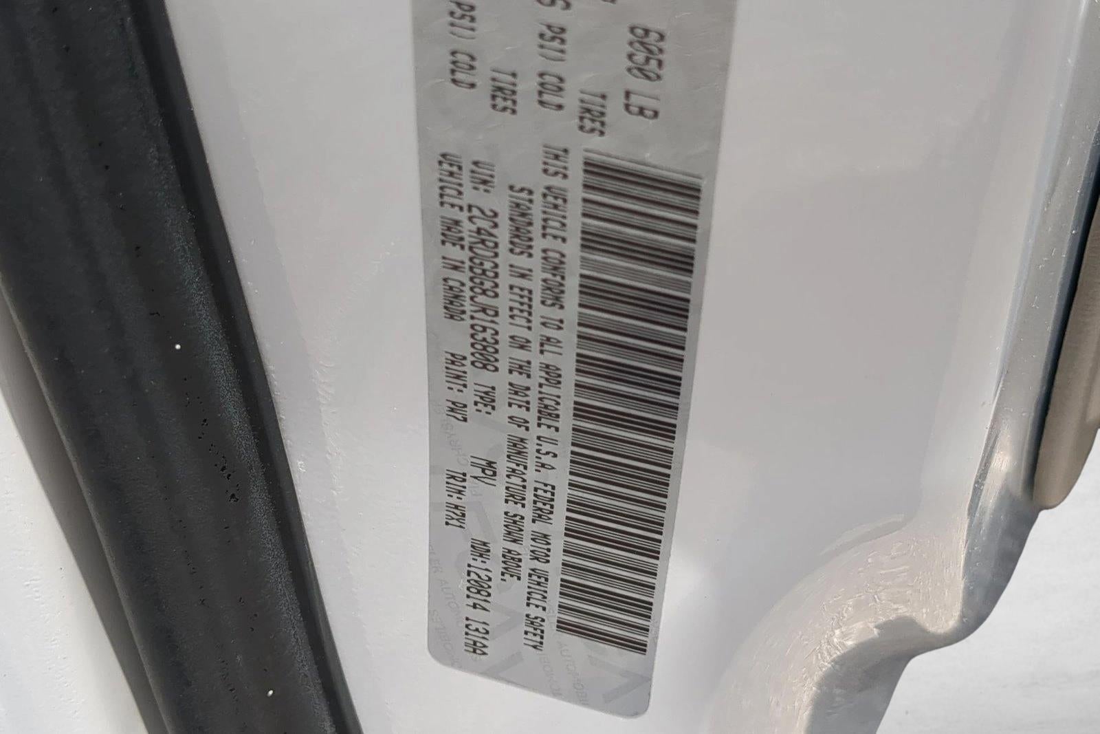 2018 Dodge Grand Caravan SE