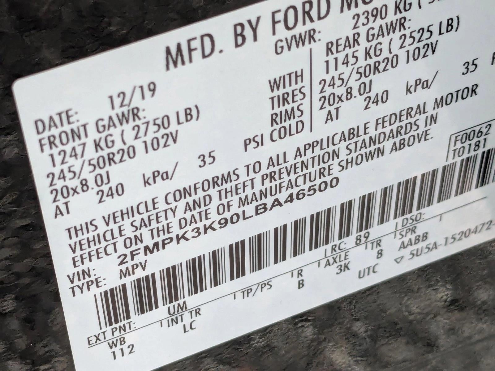 2020 Ford Edge Titanium