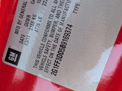 2011 Chevrolet Camaro 1LT