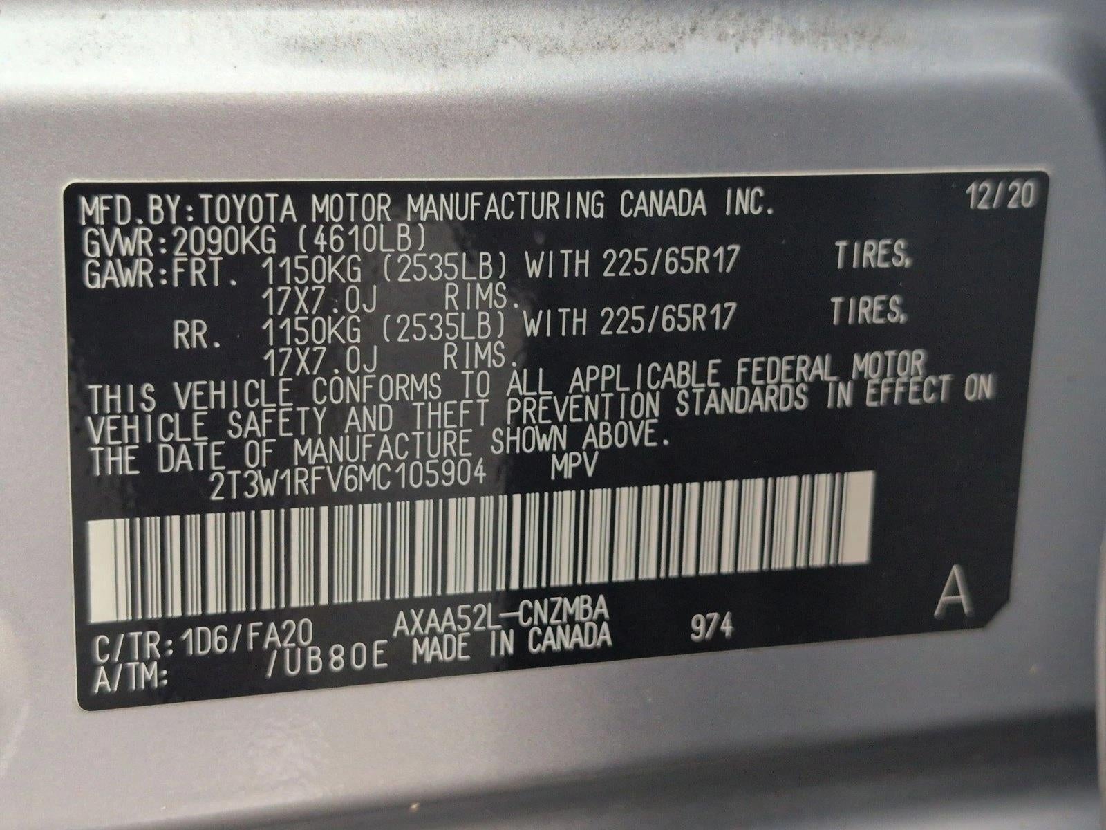 2021 Toyota RAV4 XLE