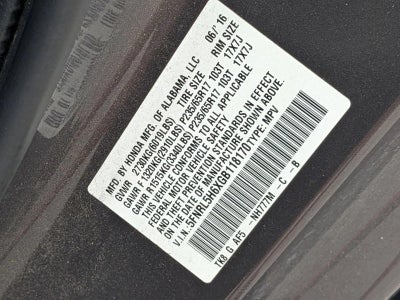 2016 Honda Odyssey EX-L