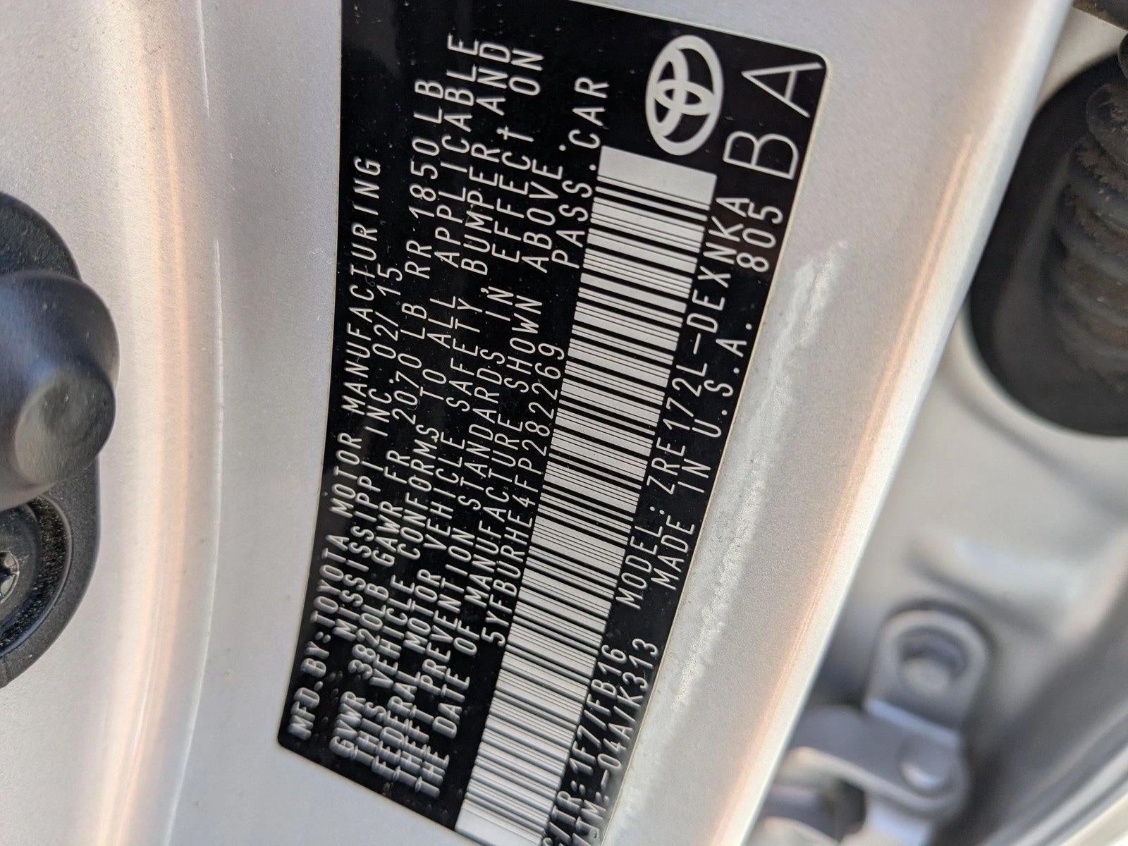 2015 Toyota Corolla L