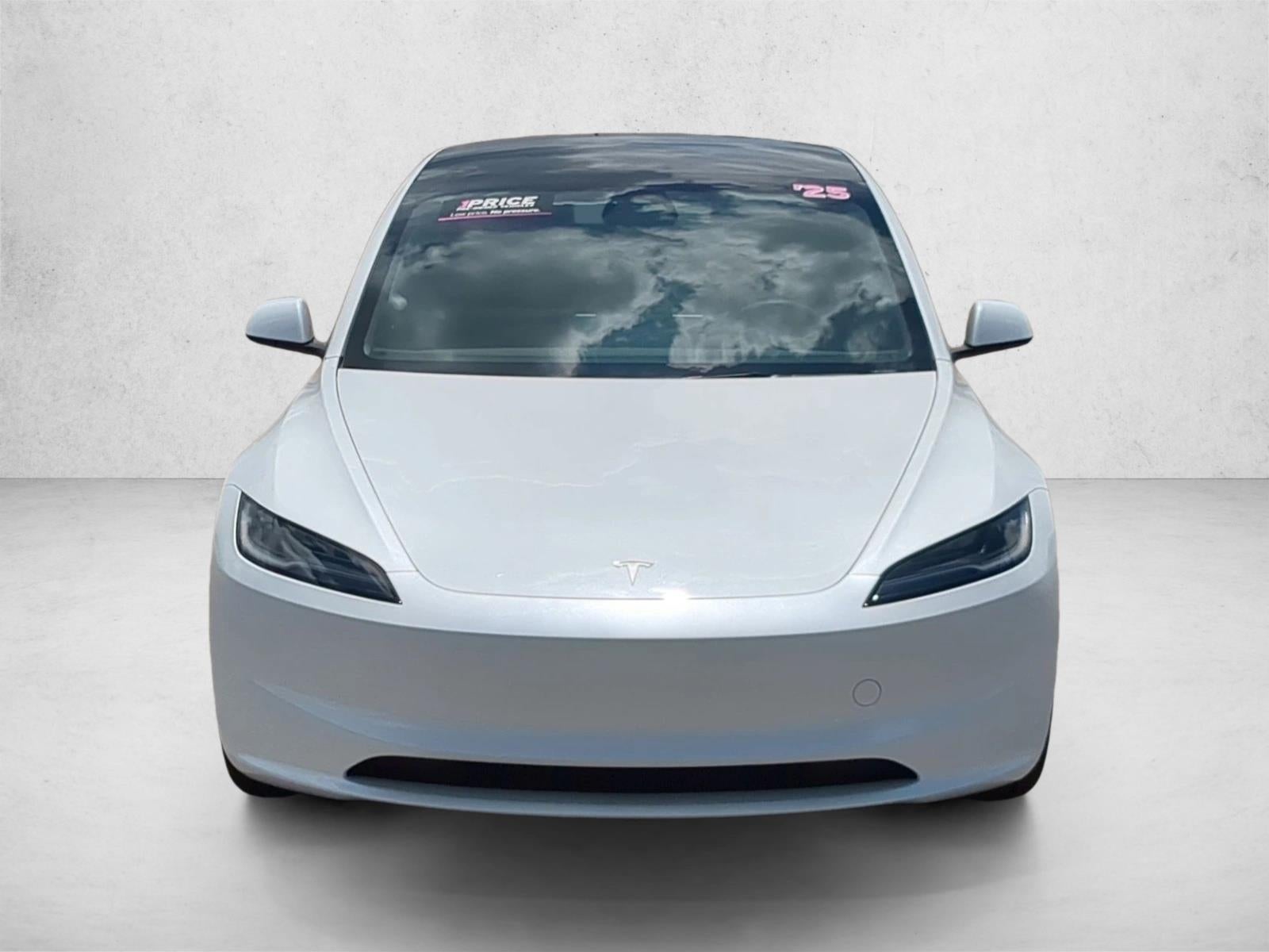 Used 2025 Tesla Model 3 Long Range with VIN 5YJ3E1EA6SF016794 for sale in Orlando, FL