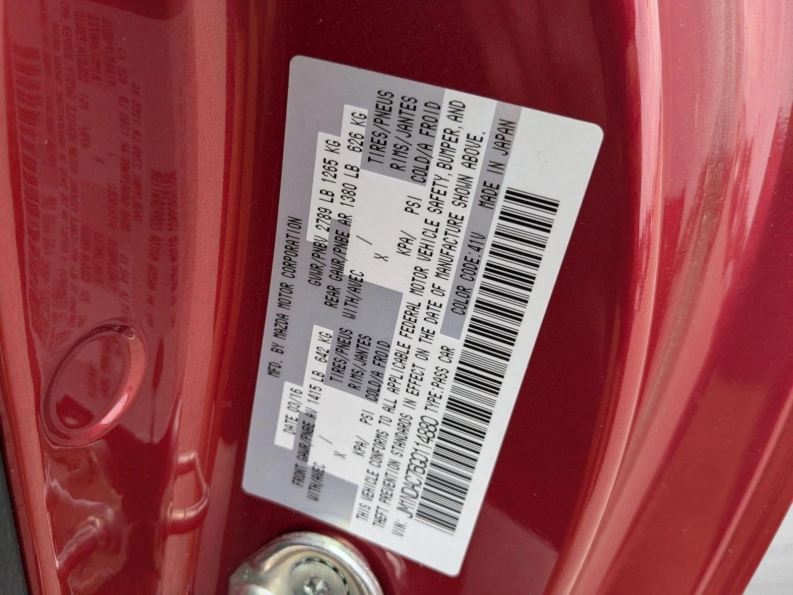 2016 Mazda Mazda MX-5 Miata Club