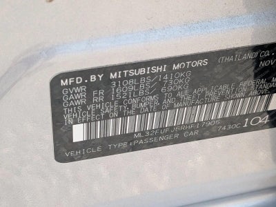 2024 Mitsubishi Mirage G4 ES