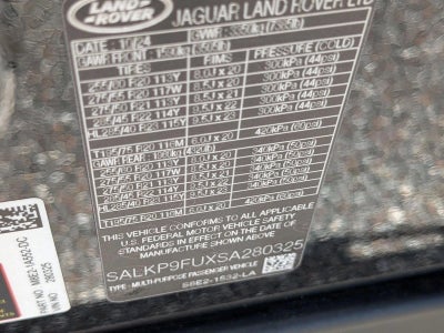 2025 Land Rover Range Rover SE