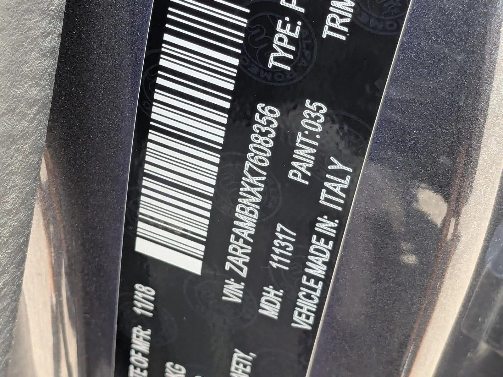 2019 Alfa Romeo Giulia Ti Sport