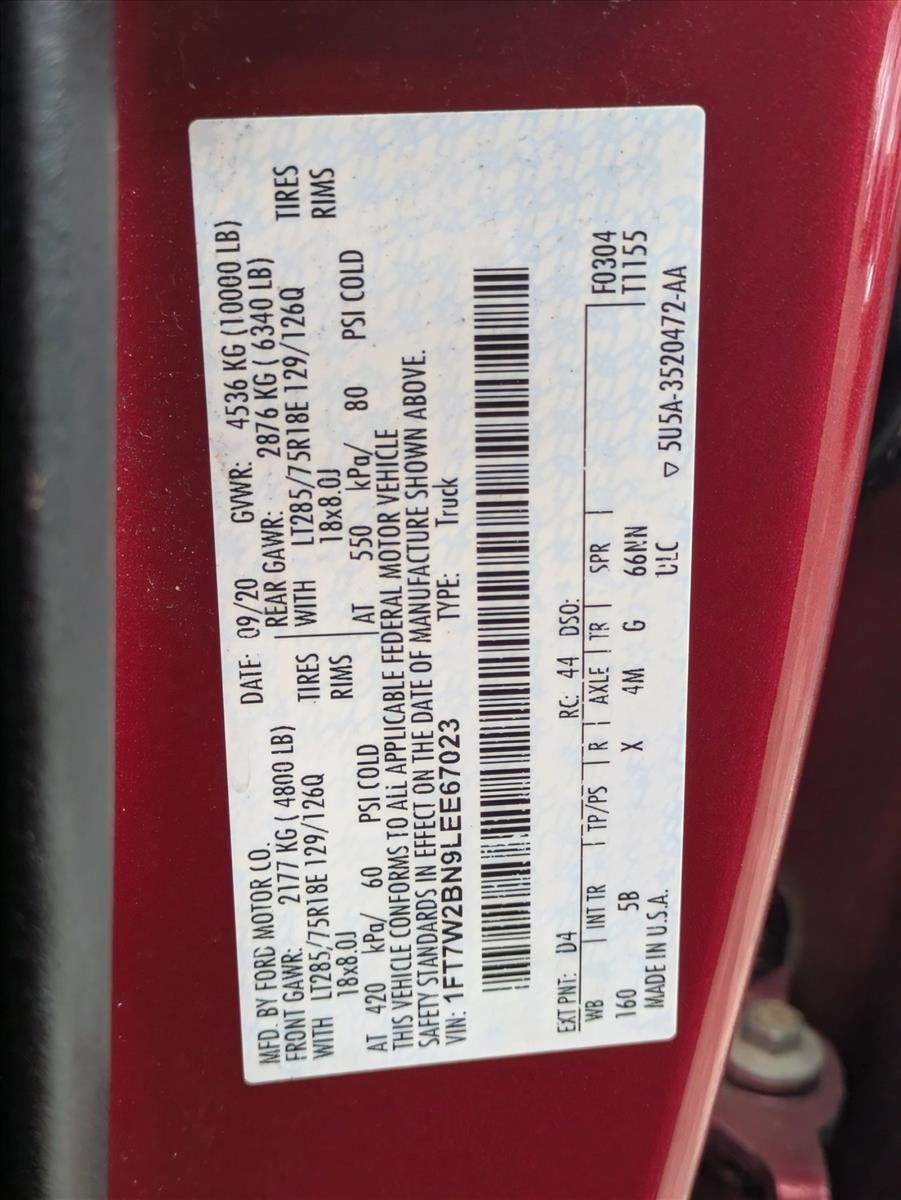 2020 Ford Super Duty F-250 SRW XL