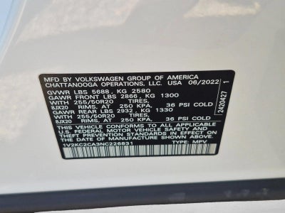 2022 Volkswagen Atlas Cross Sport 2.0T SE w/Technology