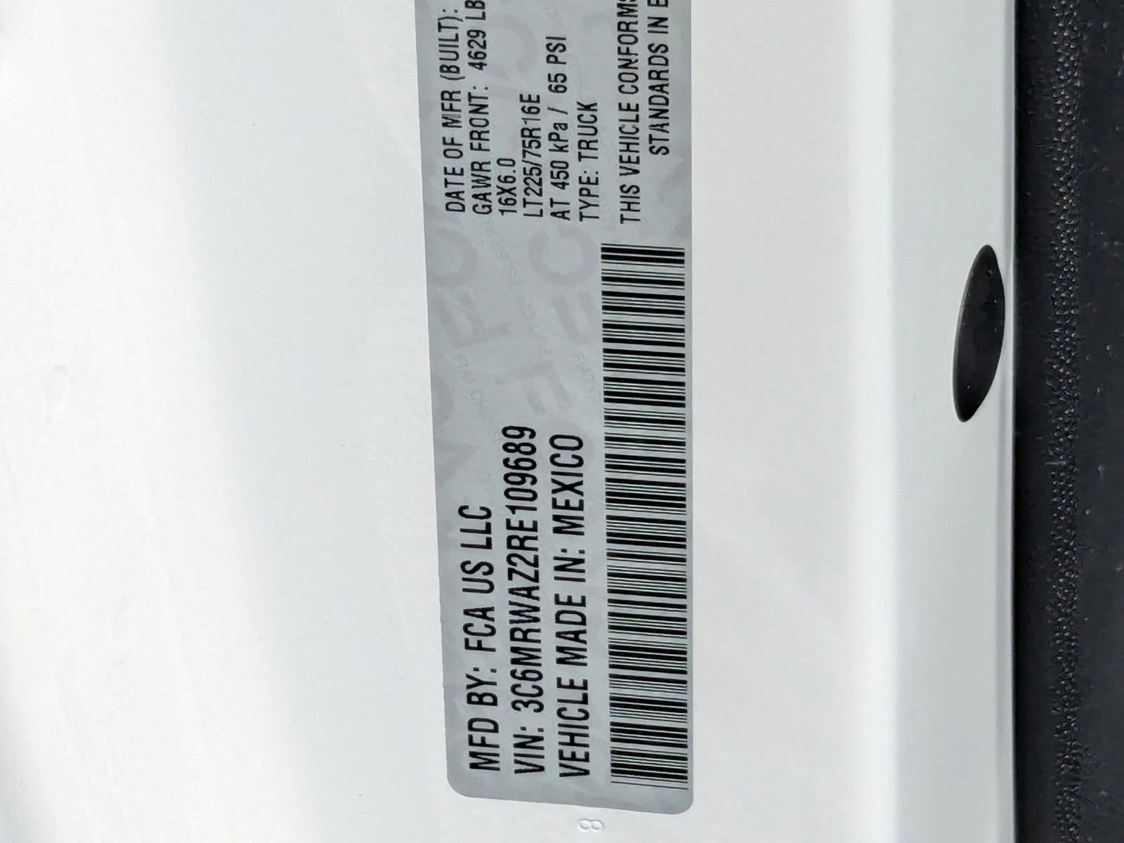 2024 RAM ProMaster Delivery Van BE Base